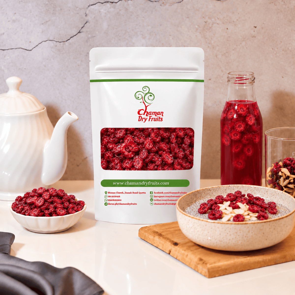 Sweetened Dried Cranberries 250gms